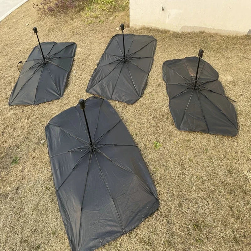 Car Sunshade Car Sunshade Retractable Sunscreen Heat Insulation Front Windshield Parasol